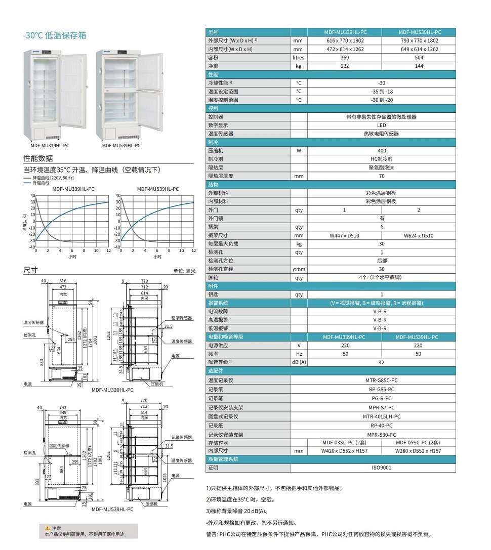 MDF-MU339HL_539HL低温冰箱